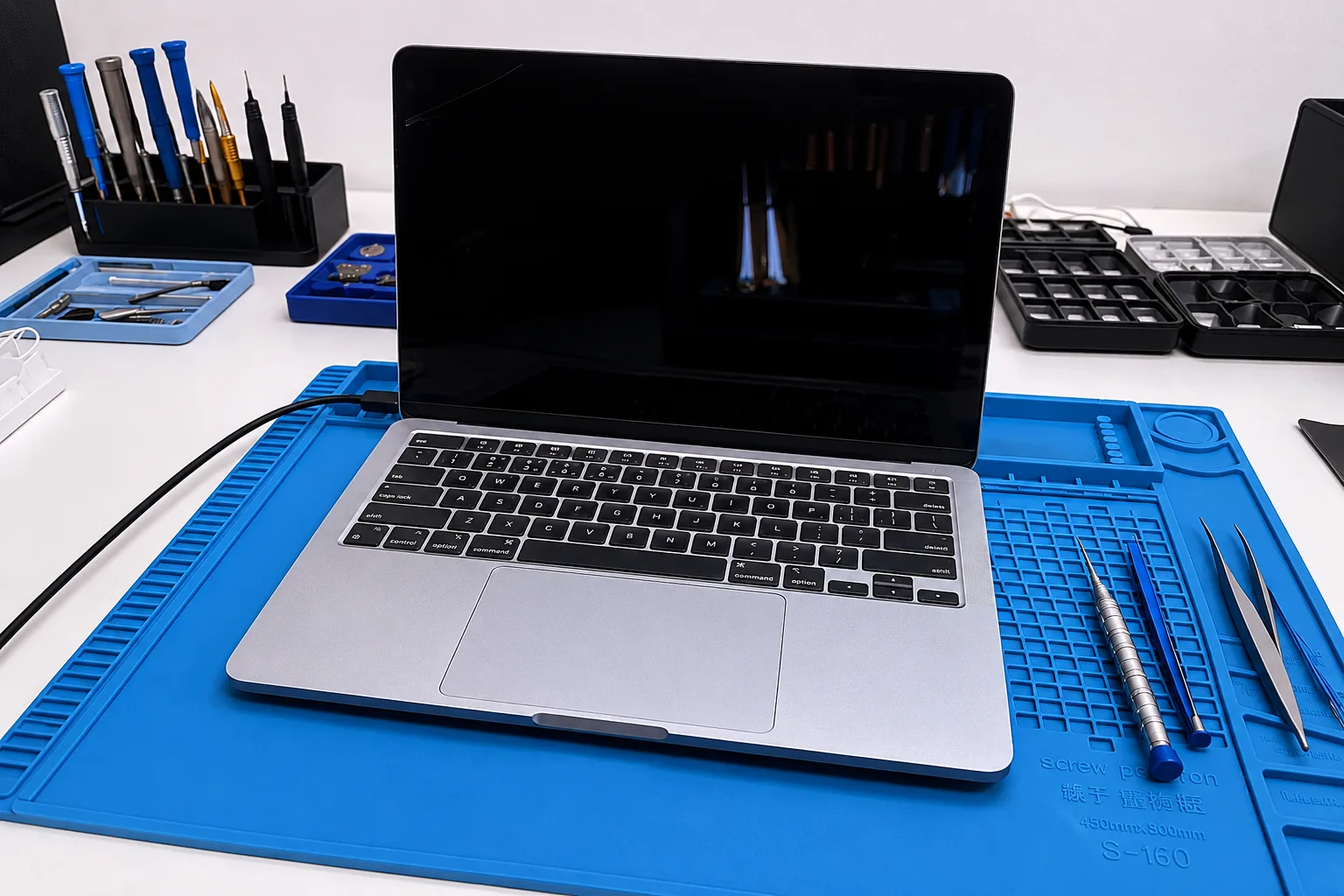Розбитий екран MacBook Air A2681 до заміни дисплея