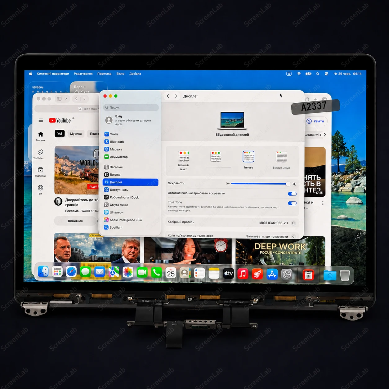Матриця / екран LCD MacBook Air 13" A2337 2020 M1